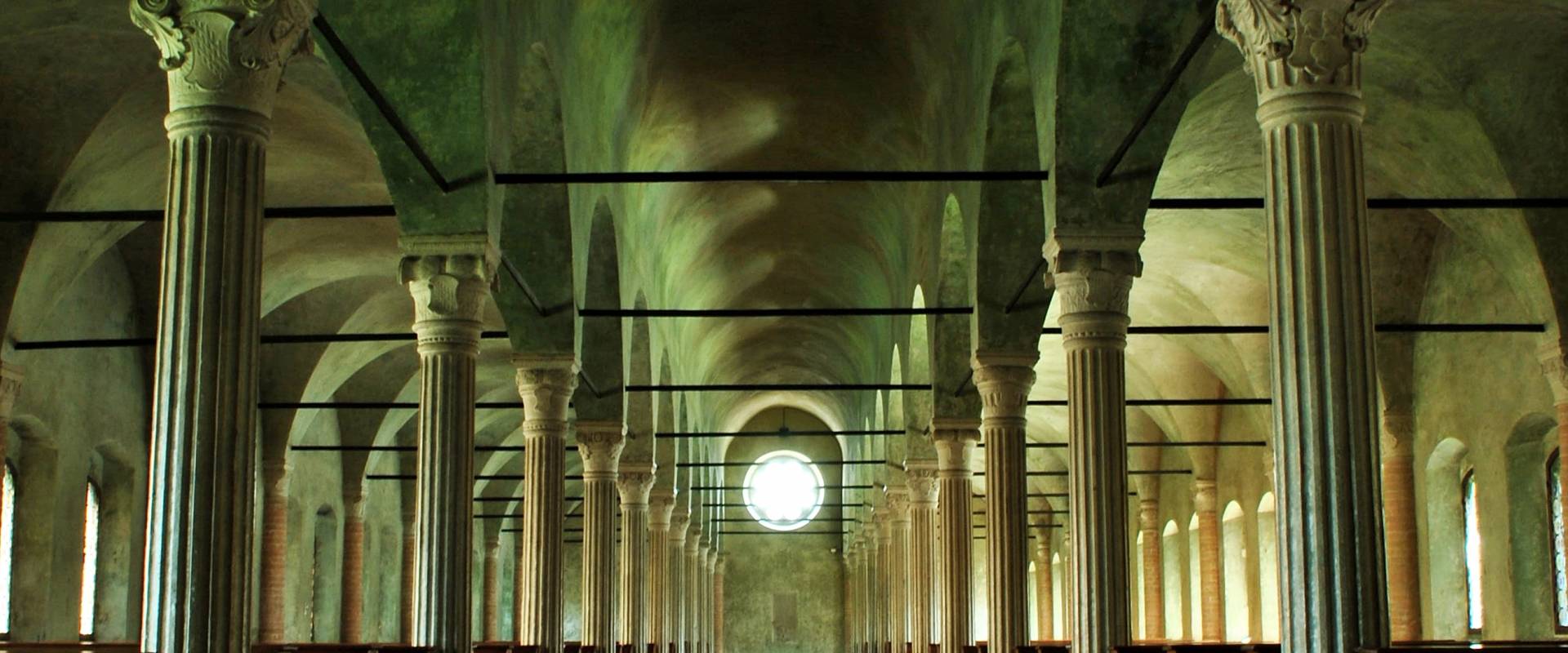 L'Aula del Nuti all'interno della Bibliotaca Malatestiana foto di Luca Spinelli Cesena